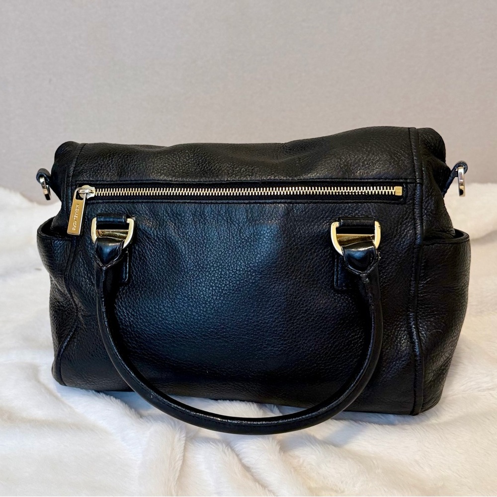 Michael Kors Weston Pebble Leather Foldover Satchel - Picture 2 of 15